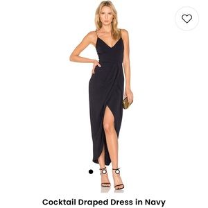 Shona Joy Core Cocktail Dress Navy